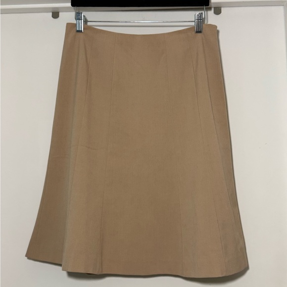 Calvin Klein Women's Tan A-Line Midi Skirt Size 4 - Picture 7 of 7